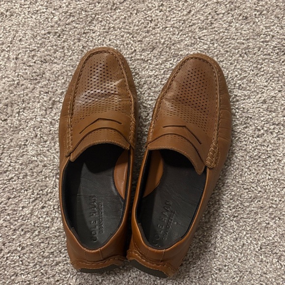 Cole Haan Other - Cole Haan Men's Tan Perforated Loafers